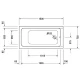 Акриловая ванна 150x75 см Duravit D-Code 700095000000000