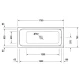 Акриловая ванна 170x75 см Duravit D-Code 700099000000000