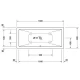 Акриловая ванна 180x80 см Duravit DuraSquare 700426000000000