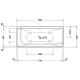 Акриловая ванна 180x80 см R Duravit DuraSquare 700428000000000