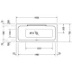 Акриловая ванна 160x70 см L Duravit DuraStyle 700292000000000