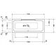 Акриловая ванна 170x70 см R Duravit DuraStyle 700295000000000