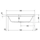 Акриловая ванна 180x80 см Duravit Happy D.2 700314000000000