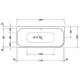 Акриловая ванна 180x80 см L Duravit Happy D.2 700316000000000