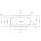 Акриловая ванна 185x95 см R Duravit Luv 700432000000000
