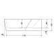 Акриловая ванна 190x140 см R Duravit Paiova 5 700397000000000