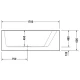 Акриловая ванна 170x100 см R Duravit Paiova 700265000000000
