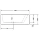 Акриловая ванна 170x130 см R Duravit Paiova 700267000000000