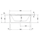 Акриловая ванна 160x80 см Duravit Starck 700409000000000