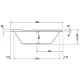Акриловая ванна 180x80 см Duravit Starck 700009000000000