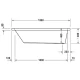 Акриловая ванна 180x90 см Duravit Starck 700050000000000