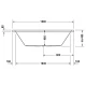 Акриловая ванна 180x90 см Duravit Starck 700052000000000