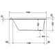 Акриловая ванна 150x70 см Duravit Starck 700331000000000