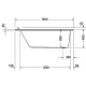 Акриловая ванна 150x75 см Duravit Starck 700332000000000
