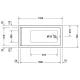Акриловая ванна 150x75 см Duravit Starck 700332000000000