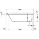 Акриловая ванна 170x75 см Duravit Starck 700335000000000