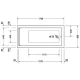 Акриловая ванна 170x80 см Duravit Starck 700336000000000