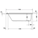 Акриловая ванна 170x90 см Duravit Starck 700337000000000