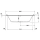 Акриловая ванна 200x100 см Duravit Starck 700341000000000