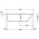 Акриловая ванна 170x70 см R Duravit Vero 700132000000000