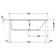 Акриловая ванна 170x75 см R Duravit Vero 700134000000000