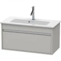 Тумба бетонно-серый матовый 80 см Duravit Ketho KT642300707