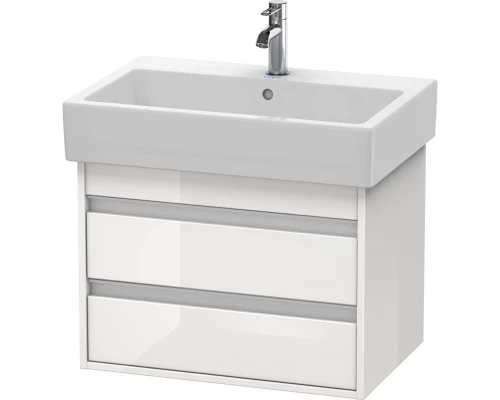 Тумба белый глянец 65 см Duravit Ketho KT662402222