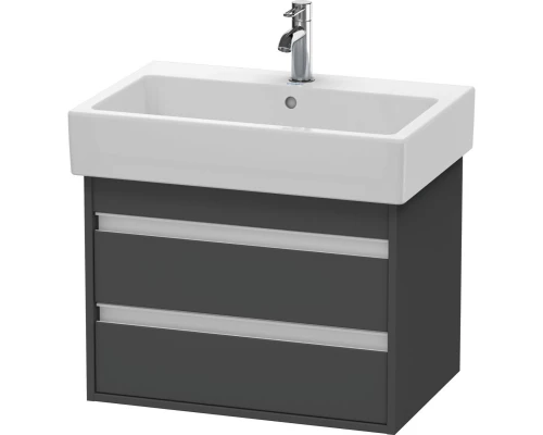 Тумба графит матовый 65 см Duravit Ketho KT662404949