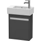 Тумба графит матовый 45 см Duravit Ketho KT6629L4949
