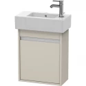 Тумба тауп матовый 45 см Duravit Ketho KT6629L9191