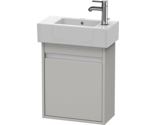 Тумба бетонно-серый матовый 45 см Duravit Ketho KT6629R0707