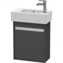 Тумба графит матовый 45 см Duravit Ketho KT6629R4949