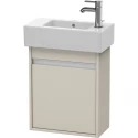 Тумба тауп матовый 45 см Duravit Ketho KT6629R9191