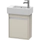 Тумба тауп матовый 45 см Duravit Ketho KT6629R9191