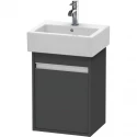 Тумба графит матовый 40 см Duravit Ketho KT6630L4949