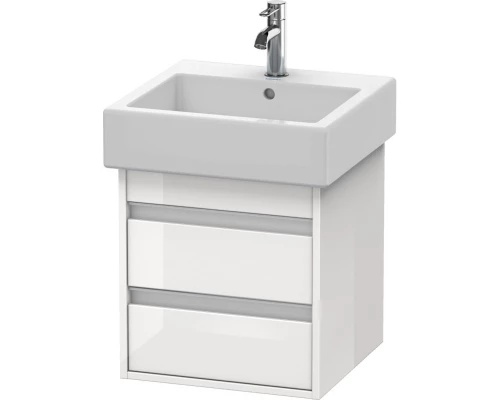Тумба белый глянец 45 см Duravit Ketho KT663502222