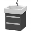Тумба графит матовый 45 см Duravit Ketho KT663504949