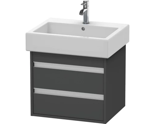 Тумба графит матовый 55 см Duravit Ketho KT663604949