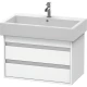 Тумба белый матовый 75 см Duravit Ketho KT663701818