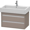 Тумба базальт матовый 75 см Duravit Ketho KT663704343