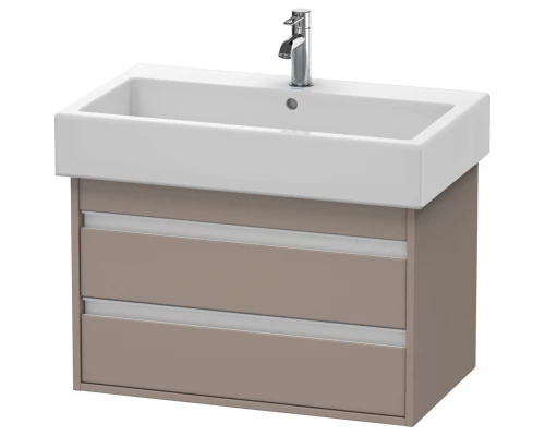 Тумба базальт матовый 75 см Duravit Ketho KT663704343