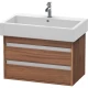 Тумба орех 75 см Duravit Ketho KT663707979