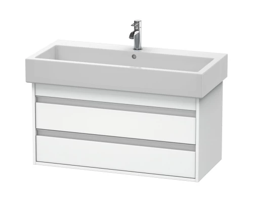 Тумба белый матовый 95 см Duravit Ketho KT663801818
