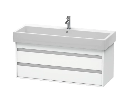 Тумба белый матовый 115 см Duravit Ketho KT663901818
