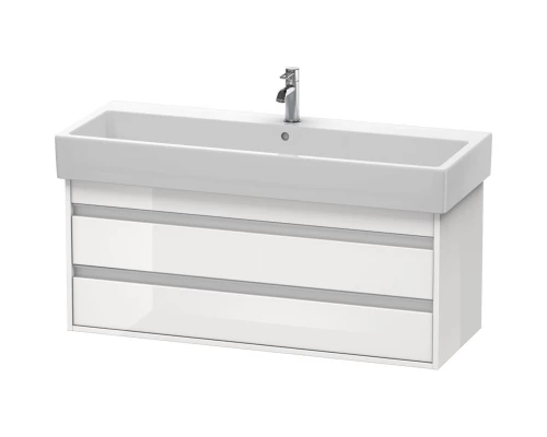 Тумба белый глянец 115 см Duravit Ketho KT663902222