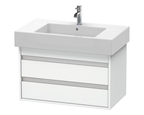 Тумба белый матовый 80 см Duravit Ketho KT664001818