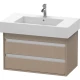 Тумба лен 80 см Duravit Ketho KT664007575