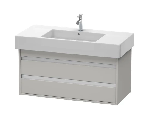 Тумба бетонно-серый матовый 100 см Duravit Ketho KT664100707
