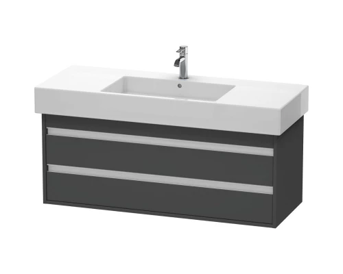 Тумба графит матовый 120 см Duravit Ketho KT664204949