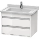 Тумба белый глянец 65 см Duravit Ketho KT664302222